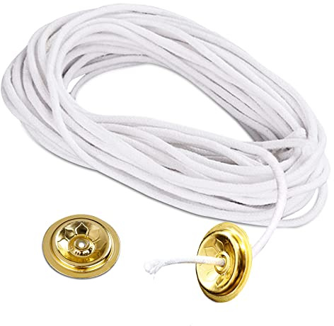 Stoppino in cotone intrecciato da 4 mm con 2 supporti per stoppini, bobina per realizzare candele fai da te