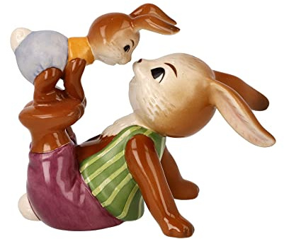 Goebel Hasenfamilie Frechdachs - Figur Osterhasen