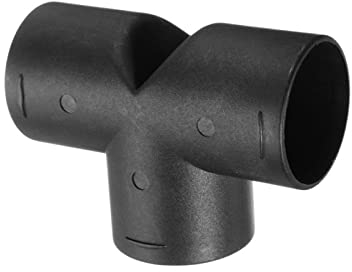 Auspuffblende Air Vent Kanal T/L/Y Stück Winkelrohr Auslass Auspuff Verbinder Joiner Für Webasto Für Eberspächer Diesel Standheizung Zubehör Auspuff Endrohr (Farbe : T 90mm A)