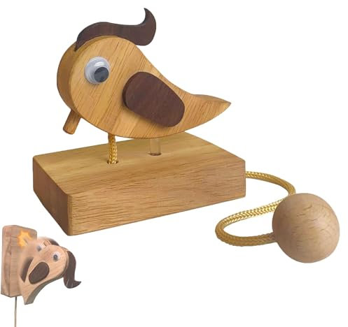 Door Knocker Bird, Türklopfer Specht Holz, Specht Klopfer Retro Türklingel, Vogel Türklingel aus Holz, Holzspecht-Türklopfer, Lustiger Holzspecht Haustürklingel, für Alle Arten von Türen