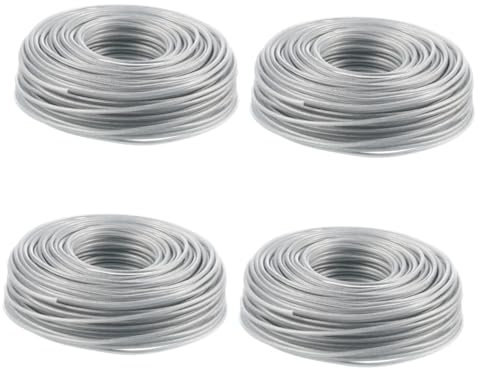 Kisangel 4 Stück Rasenmäher Trimmerlinie Garten Trimmerlinie Freischneider Trimmerlinie Mäherteile Linie Trimmerlinie Für Trimmer Professionelle Mäherlinie Mähen Trimmer Seil