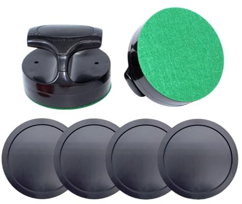 QSTDGVPW Set da Air Hockey di con Spingitori E Dischi per Il Divertimento di Tutta, Stile a