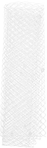 Lurrose 3 Rollen Netzstoff Weißes Glitzerband Weißes Glänzender Tüll DIY Kleid Kleidung Stoffmaterial Hochzeitsschleier Praktisches Stoffmaterial Kostüm Motorhaube Organza