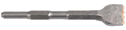 40 x 210mm SDS Plus Tuckpointing Mortar Raking Bit, 4 Tips Rotary Hammer Chisel Floor Scraper for Tile Masonry Brick Concrete (Hexagonal Shank)