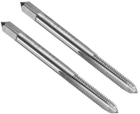 QUARKZMAN 10Pz Maschi Per Filettatura Diritto, M5 X 0.8 Utensile Per Filettatura Metrica, Maschiatura, Fresatura Filettata, Acciaio Rapido 6542 (HSS 6542)