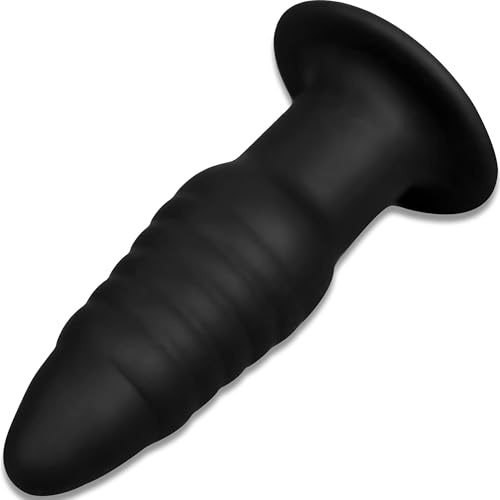 Plug Anal con Funda para Dedos 9,4 cm Ø3,1 cm – Buttplug de Silicona Negra para Mujeres y Parejas – Juguete Sexual Extremo con Mangas para Dedos FOPS A61-1