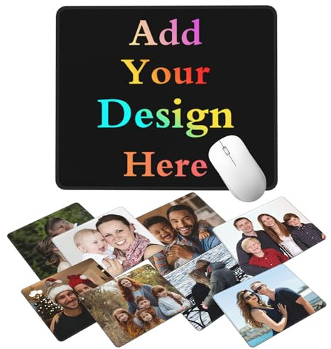 Naispanda Tapis de Souris personnalisé antidérapant pour Bureau, Maison, Cadeau pour Petit ami, Mari
