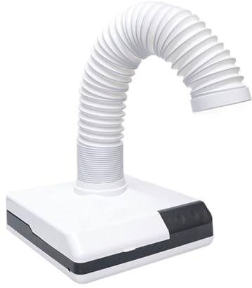 Beavorty Extractor de Polvo de Uñas Multifuncional con Ventilador Fuerte para Manicura y Pedicura para Acrílico y Gel Sin Vibraciones