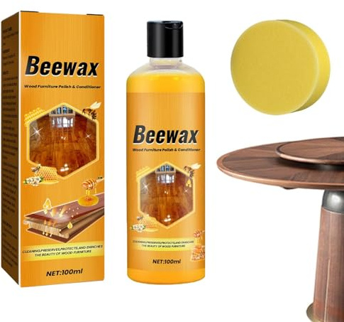 Bees Wax Furniture Gloss and Cleaner Agent Shine Protect Long-Lasting