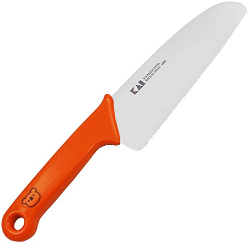 Kai Little Chef Club Children's Stainless Steel Knife [Round Blade] 125mm (FG-5002)