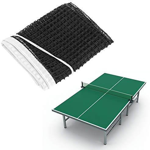 Tragbares Tischtennisnetz, Tischtennisnetz Nylon-innentische Für Heimturniere, Schwarz, 6 Fuß