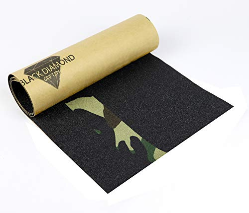 Skateboard Grepptape från BlackDiamond Grip-Tape Woodland Camouflage 25 x 80 cm självhäftande