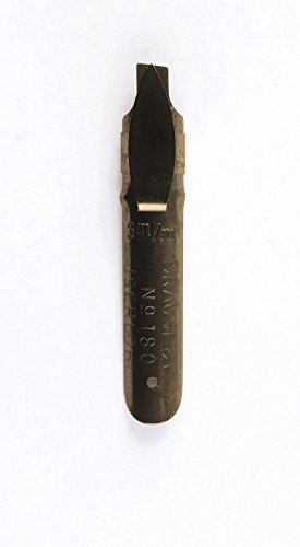 Brause 158030B - Packung mit 15 Banzugfedern 3mm, mit abgeschrägter Spitze und Reservoir für die westliche Kalligrafie, ideal für Kalligraphie, 1 Box