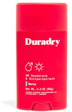 Duradry AM Déodorant et anti-transpirant – Déodorant force sur ordonnance pour hyperhidrose, anti-transpirant pour homme et femme, protection contre la transpiration des aisselles, sans silicone