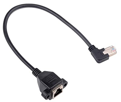 euroharry Ethernet-Verlängerungskabel, RJ45-Stecker auf Buchse,