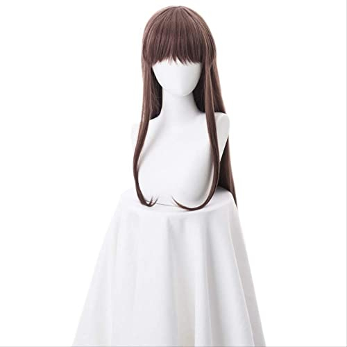 ESPADE Fruit Basket H Tthrough Mmixed Powder Bbrown Long Hair Daily Cosplay Anime Wig Cosplay Anime Wig Coser