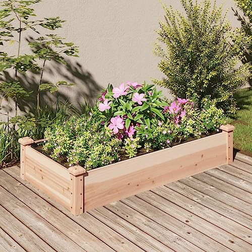 blumentopf,blumentopf Gross,blumentöpfe,Hochbeet mit Einsatz 120x60x25 cm Massivholz Tannepflanzkübel groß außen,blumentopf hoch,pflanzkübel,