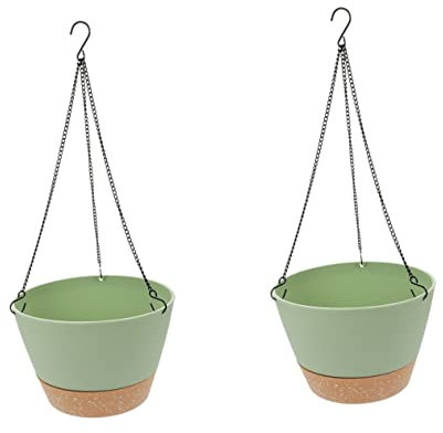 Kisangel 2st Hängender Orchideen-blumentopf Hängekörbe Für Pflanzen Im Freien Pflanzaufhänger Blumentöpfe Im Freien Hängender Pflanzer Hängekörbe Im Freien Selbst Plastik Haushalt Efeu