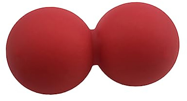 Healvian Erdnuss Massageball Aus Bruchfestem Silikon Extrafest Rot Muskelrolle Für Wirbelsäulenmassage Myofasziale Entspannung Selbstmassage Physiotherapie Bei Muskelkater