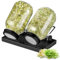 ecooe Sprossen - Juego de 2 tarros de cristal germinado para brotes de cristal con 1 cuenco de agua, 2 cubiertas de rejilla de filtro de acero inoxidable 304 y 2 soportes