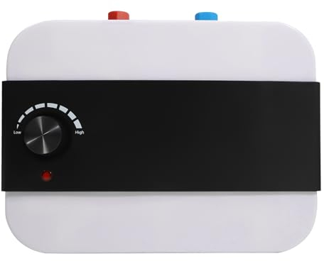 Chauffe Eau Electrique 1500W Mini 6L Instantané - Petit Modèle Sous Evier Pour Cuisine, Hôtels et Salons de Coiffure