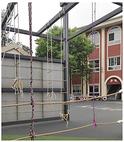Rope Ladder,Safety Ladder Escape Rope Ladder,Emergency Ladders for Kids and Adults with Hoofor Fast to Deploy in Fire/8M