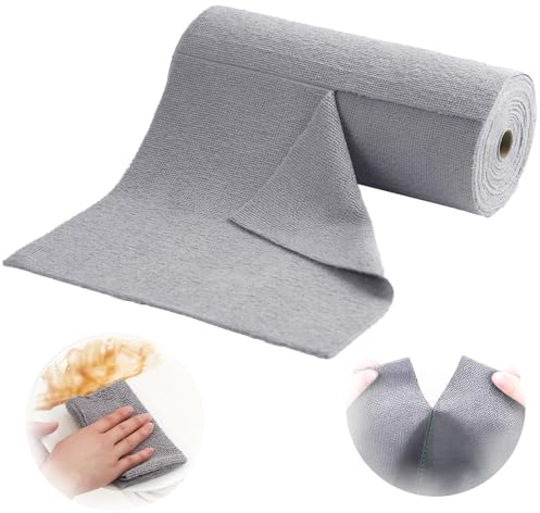 NLONLL 50 Piezas Bayeta Microfibra Paño de Limpieza de Microfibra Paños de Microfibra Rasgable Trapos Reutilizables y Sin Pelusas Microfibra Paños de Limpieza (25 x 25cm)
