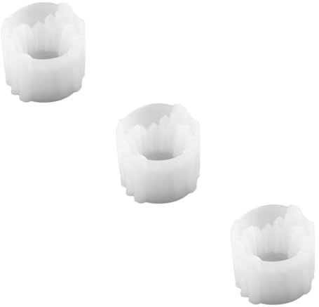 DOITOOL 3 Moldes De Caja De Almacenamiento Para Moldes Rectangulares Pequeños De Números Moldes De Fondant Adornos De Bricolaje Moldes De Epoxi De Cristal Moldes Para Candelabros