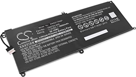 vhbw Akku kompatibel mit HP Pro X2 612 G1 Notebook (3800 mAh, 7,4 V, Li-Polymer)