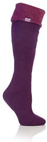 HEAT HOLDERS SOCKSHOP Ladies 2.3 TOG Hellebore Cosy Cuff Wellington Boot Socks 4-8