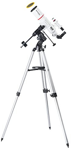 Bresser Ottica Rifrattore 90/500 EQ3 Lente Telescopio Equatoriale Acromatico Ingrandimento 180 x (max)