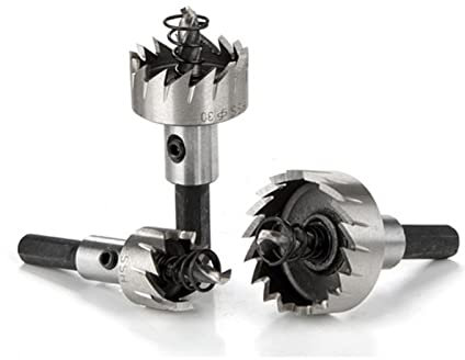 Broca HSS Juego de sierra perforadora Punta de carburo Acero inoxidable Aleación de metal Broca de acero de alta velocidad 12-80 mm, 25 mm