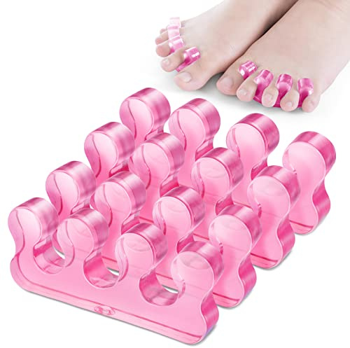 Molain Zehentrenner für Pediküre, Pediküre, wiederholbare waschbare Zehennagel-Trennwände, Zehentrenner für die Anwendung von Nagellack (Stil E), 4 Stück
