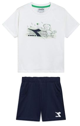 Diadora Completino Riddle Boy Completini Bianco 6 Anni