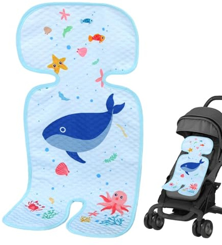 Atmungsaktive Sommer Sitzeinlage, Sitzauflage für Kinderwagen und Kindersitz - Kühlt und Schützt den Sitzbezug vor Flecken