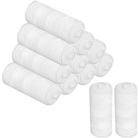 Gauze Bandage Rolls 12PCS Conforming Bandage 5cmX2m Elastic Bandage Wraps Soft Bandages for Wounds Compression Bandages for Finger Ankle Wrist