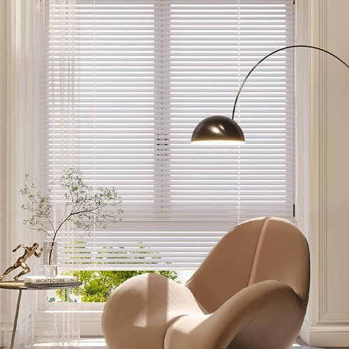 Jalousien Fenster Rollos Für Innen Indexierbare horizontale Jalousien für zu Hause, Verdunkelungs-/Sichtschutz-/Sichtschutz-Fensterjalousien, 2,5 cm Lamellen-Fensterladen für Balkon, Glastür, Wohnzimm