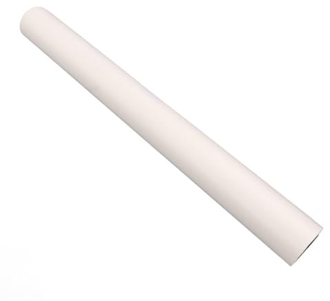 Transparentpapierrolle mit Hoher Transparenz, Tintenaufnahme für Designskizzen, 18 Zoll Weißes Papier Zum Nähen (23 m / 75,5 Fuß)
