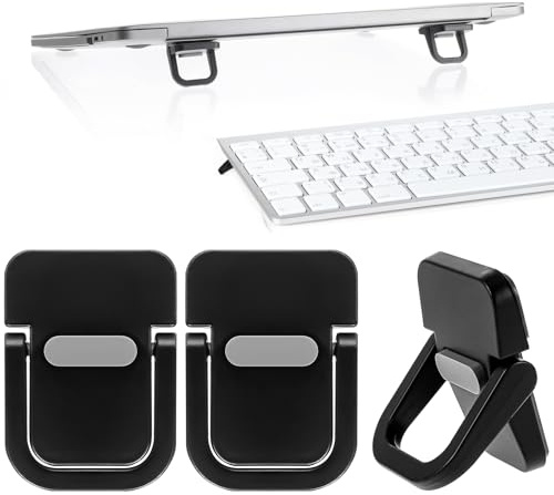 YUXIANLB Tastaturständer Für Den Schreibtisch 2 Stück Computer Tastaturständer Für Den Schreibtisch Tragbarer Laptop Ständer Kompatibel Mit Pro Air Dell Lenovo HP Und Anderen 10-17 Zoll Laptops