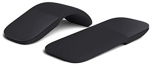 XUMIUZIY Bluetooth Arc Touch Maus, Faltbare Bluetooth Reisemaus (Black)