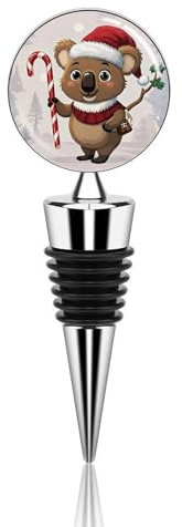 Interesting Wombats Bottle Stopper Beverage Bottle Sealer Reusable Wine Stopper Personalised Champagne Stopper Unique Wine Bottle Corks Keep Fresh Suitable for Standard