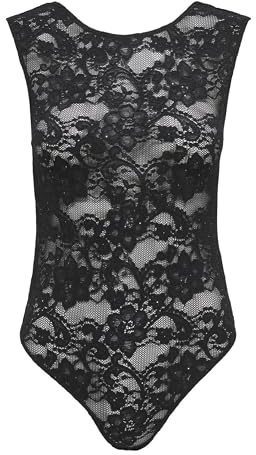 Only Onlsafina Glitter Lace Body Acc, svart, x_l, svart, x_l
