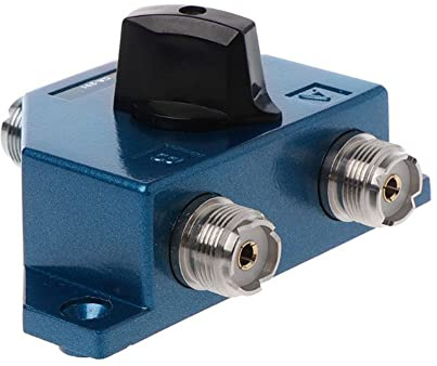 Cpolebev CA-201 Antennenumschalter, Metall-Antennenumschalter, Funkantennen-Koax-Schalter, UHF-Handantenne, Buchsenstecker, Adapter, Konverter, CB-Radio-Antennen-Koax-Schalter Y98A