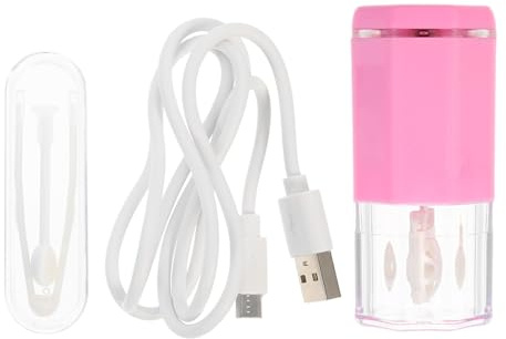 Elektrischer Rotations Linsenreiniger 1 Satz aus Abs für Zuhause | Tragbar, Kreative Ausführung, Biologische Elektrolyse, Entfernt Proteinrückstände, mit USB Kabel für Reisen