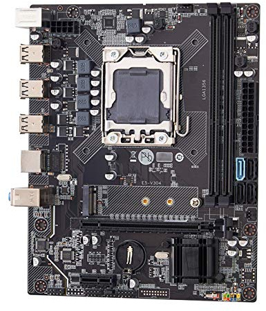 Placa Madre Mainboard X9A Placa Base Conjunto con Xeon LGA 1356 E5 2420 CPU 2pcs x 4GB = 8GB 1333MHz PC3 10600R DDR3 ECC Reg Memoria RAM
