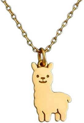 LKBEADS Collar con colgante minimalista de llama en plata de ley 925 con forma elegante y cadena de cable de 45 cm (18 pulgadas). Charm chapado en oro. Joyería con significado |LKD_3DM_00417