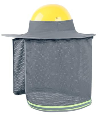 Visera Solar para Casco De Seguridad Malla Impermeable y Reflectante de