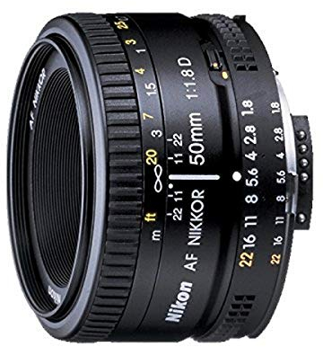 Nikon 2137 AF Nikkor 50 mm F/1.8 D FX Full Frame Prime Lens for Nikon DSLR Cameras