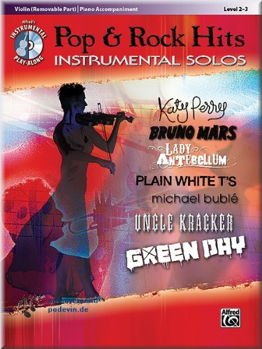 Pop & Rock Hits Instrumental Solos Violin - Violine Noten [Musiknoten]