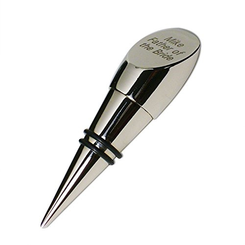 Personalised Wine Bottle Stopper valentines for Him present